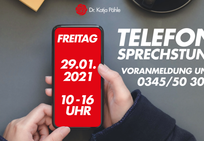 Telefonsprechstunde am 29.01.2021