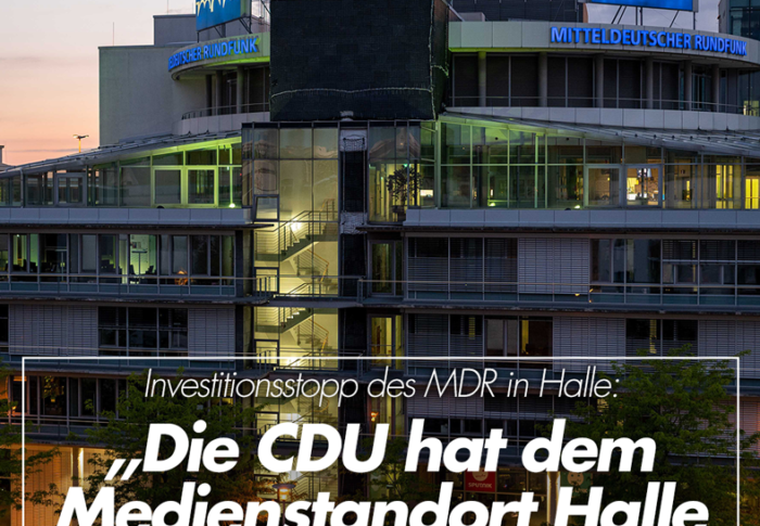 CDU-Vorgehen gegen die Rundfunkfinanzierung hat Halle und Sachsen-Anhalt Schaden zugefügt
