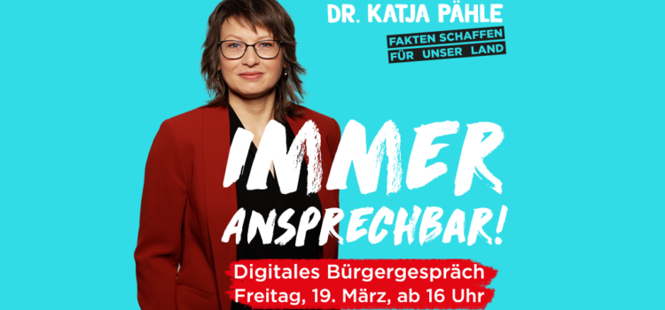 Immer ansprechbar! – Digitale Bürgersprechstunde für Halle am 19.03. um 16 Uhr